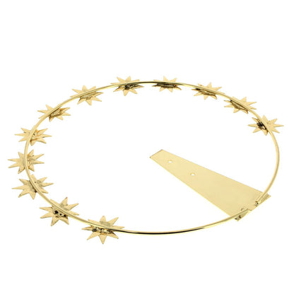 Stellario con Stella a 8 Punte in Ottone Finitura Dorata
