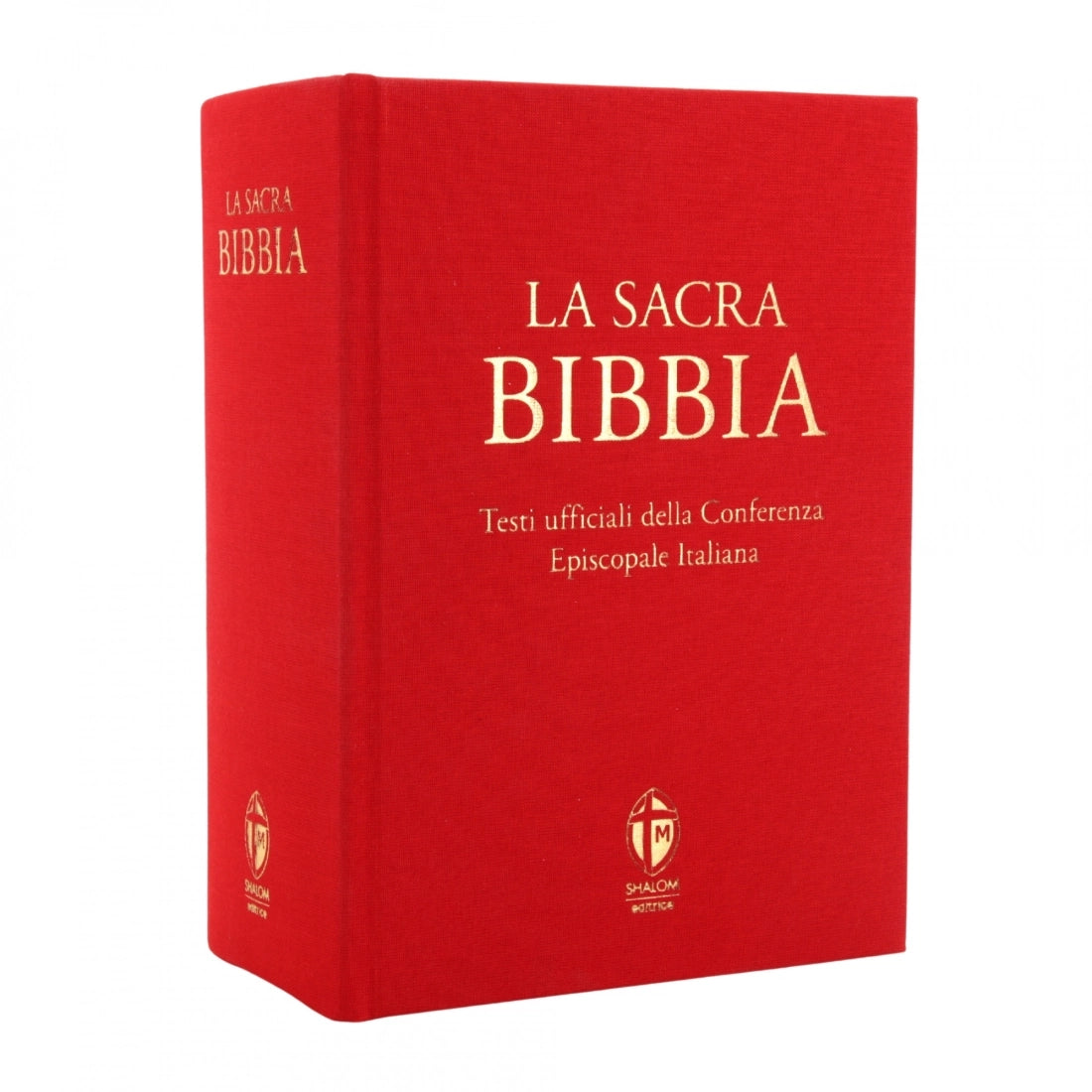 La Sacra Bibbia Edizione Grande a Caratteri Grandi Tela Rossa