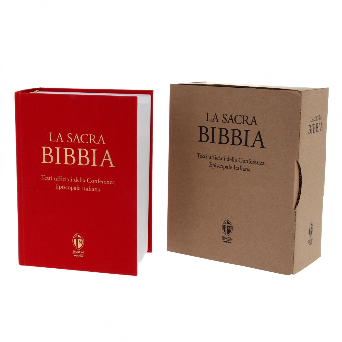 La Sacra Bibbia Edizione Grande a Caratteri Grandi Tela Rossa
