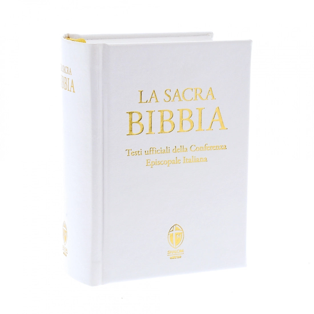 La Sacra Bibbia Edizione Tascabile Ecopelle Bianca