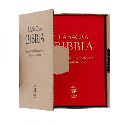 La Sacra Bibbia Edizione Grande a Caratteri Grandi Tela Rossa