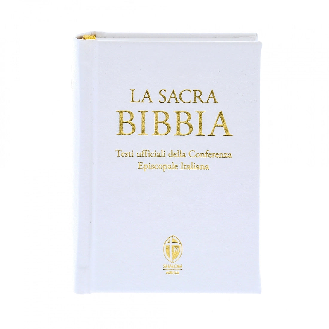 La Sacra Bibbia Edizione Tascabile Ecopelle Bianca