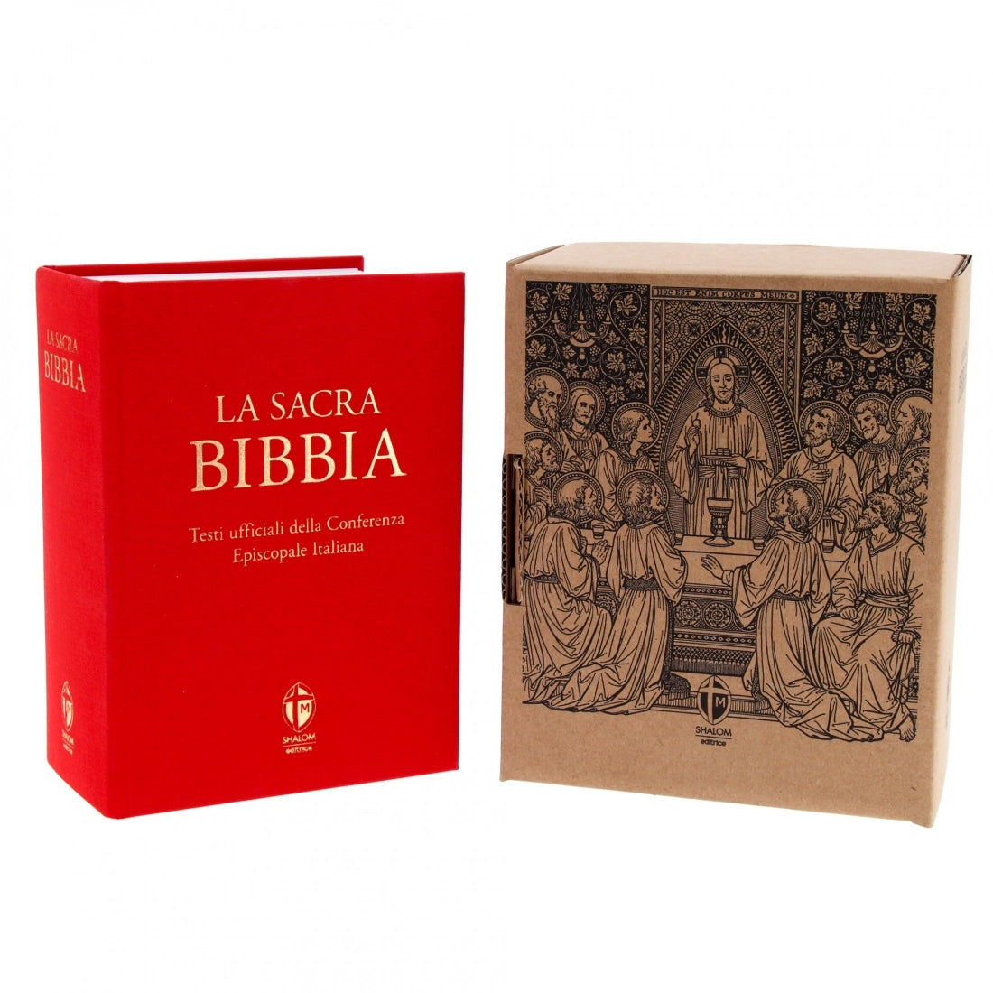 La Sacra Bibbia Edizione Grande a Caratteri Grandi Tela Rossa