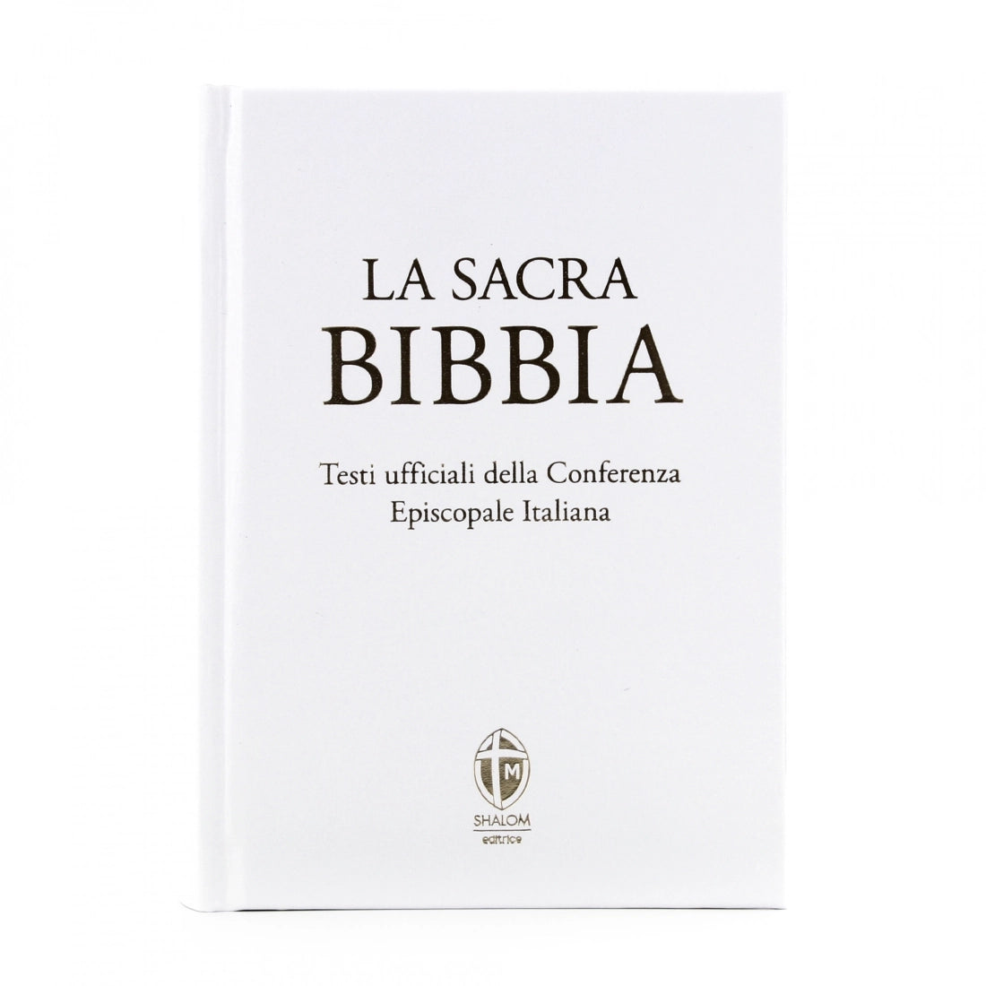 La Sacra Bibbia Edizione Grande a Caratteri Grandi Ecopelle Bianca