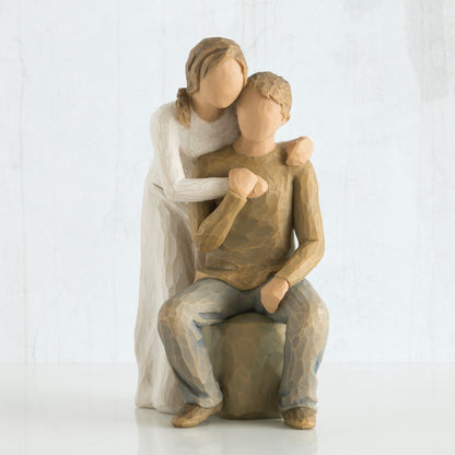 Statuetta Willow Tree 26439 Coppia Io e Te 17,5 Centimetri