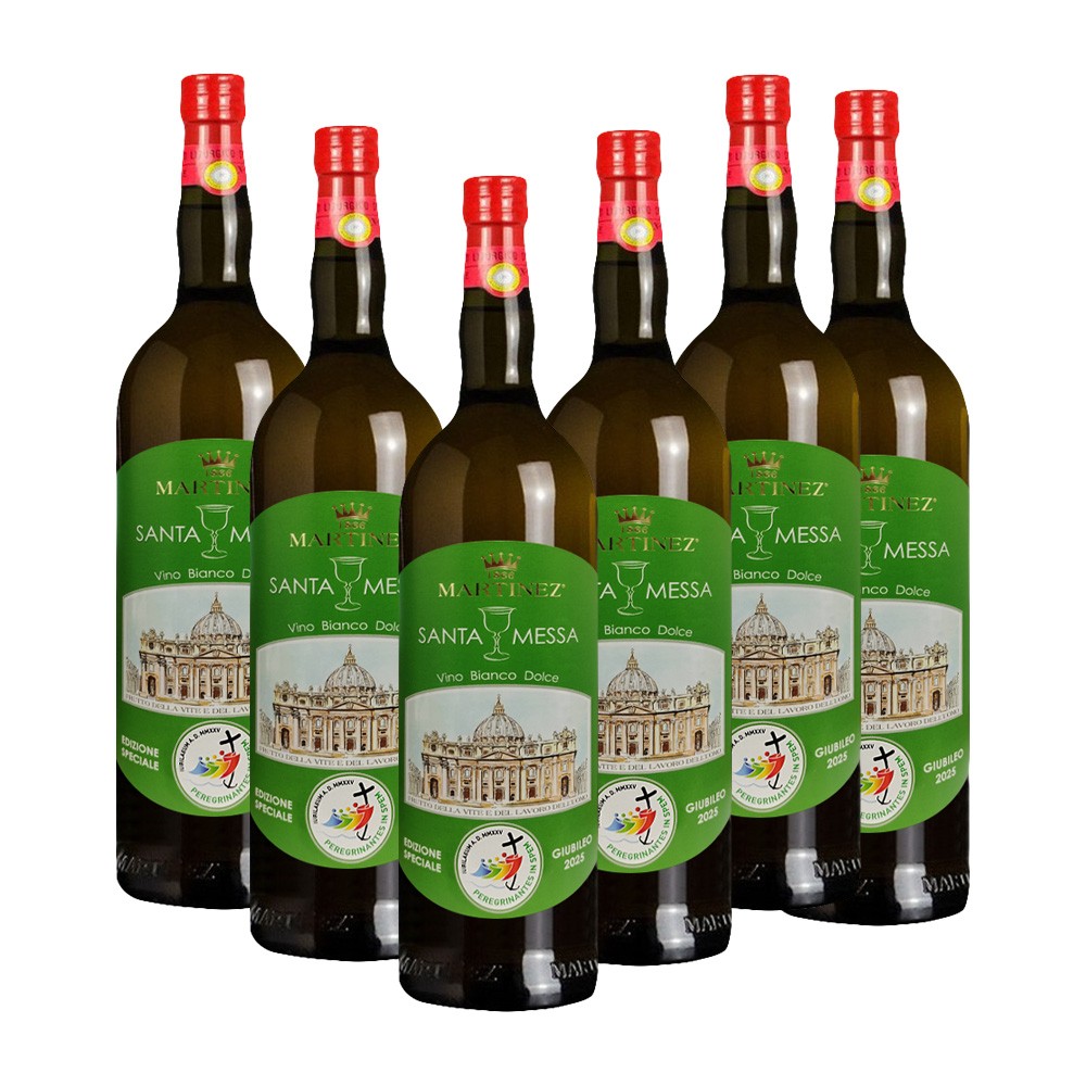 Vino da Messa Bianco Dolce Martinez Confezione da 6 Litri