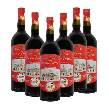 Vino da Messa Rosso Dolce Martinez Confezione da 6 Litri