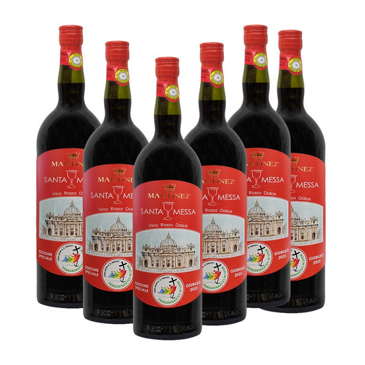Vino da Messa Rosso Dolce Martinez Confezione da 6 Litri