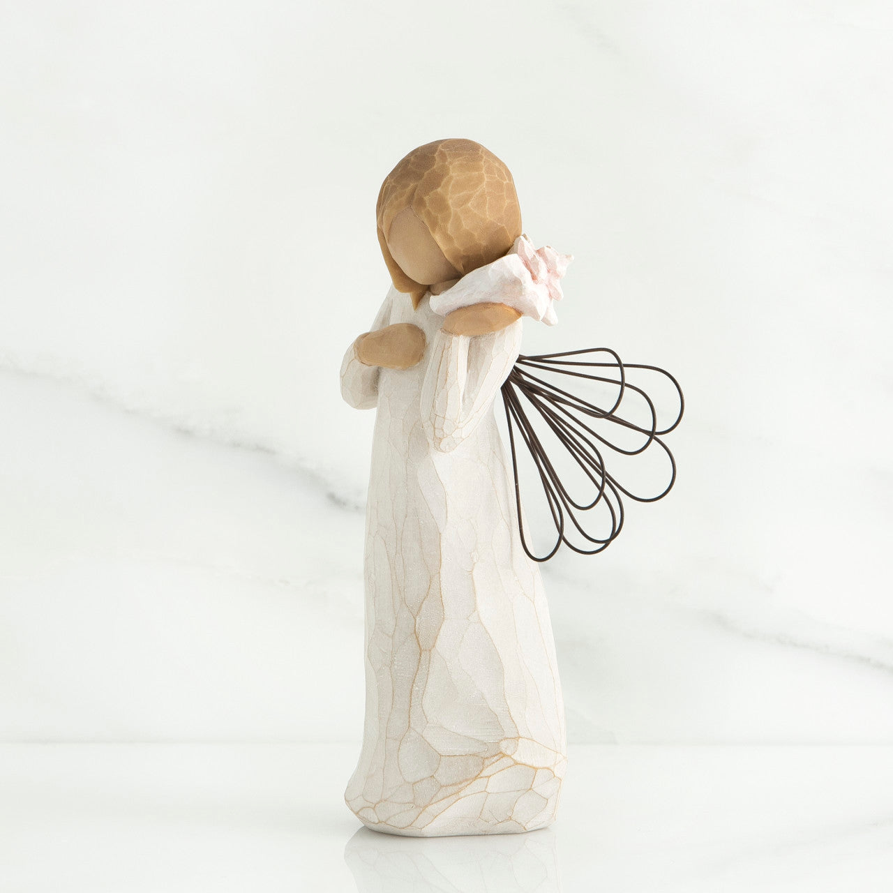 Statuetta Willow Tree 26131 Angelo Pensando a Te 13.5 Centimetri