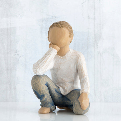 Statuetta Willow Tree 26227 Ragazzo Curioso 8,5 Centimetri