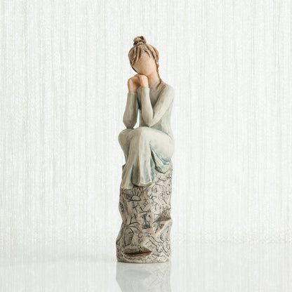 Statuetta Willow Tree 27537 Pazienza 18 Centimetri