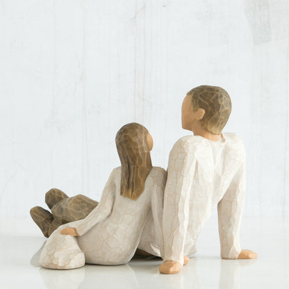 Statuetta Willow Tree 26031 Padre e Figlia 11,5 Centimetri